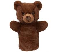 The Puppet Company Brown Bear Hand Puppet - Soft Plush Bear with Expressive Face, Ideal for Storytelling, Role-Play & Child-Friendly Playtime - Animal Puppet Buddies - 25cm