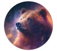 Brown Bear Puzzle 1000 Pieces Jigsaw Jigsaw Puzzles for Adults Perfect for Christmas, Halloween, Easter, New Year 67.5x67.5cm
