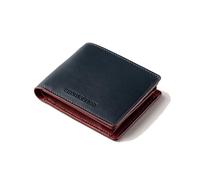 BROWN BEAR RFID Protected Mens Classic Wallet with Coin Pocket & Card Storage, Blue/Red, Classic