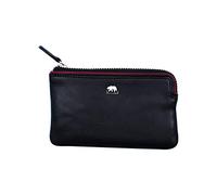 BROWN BEAR Unisex Black and Red Leather Wallet (ALIA 03), Black and Red, Black/Red, Casual, Black/Red, Casual, Black / red, Casual