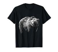 Brown Bear Wild Animal Predator Grizzly Bear T-Shirt