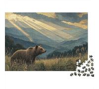 Brown Bears on The Grasslands of Transylvania Rätsel Für Erwachsene || 1000pcs (75x50cm) Puzzles Lernspiele Home Decor Puzzles