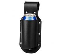 Brown Beer Holster for BBQ, Camping, Festivals and Party Drinks | A brown beer holster worn at the waist, keeping a drink at your hip and both hands free at a barbecue, festival or camp.