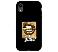 Brown Bite The Bullet Brown Graphic Case for iPhone XR