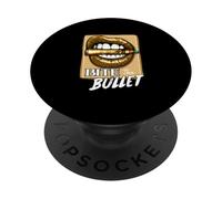 Brown Bite The Bullet Brown Graphic PopSockets Adhesive PopGrip