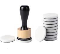 Brown Blending Tool, Art Supplies for Distressing Blending and More Control of Ink Placement Compact No More Inky Fingers, Round Ink Blending Tool, Versatile Inking Tools Drawing, Art Blenders