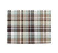 Brown Blue Check,500 Pieces Puzzles for Adults-Wooden Jigsaw Puzzle for Adults Elderly