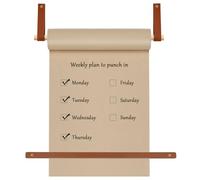 Brown Butcher Paper Roll-11.8inch Paper Roll Dispenser 30 Meters Craft Roll Butcher Holder for Wall Decor, Artwork, to-Do Lists and Ideal for Ideas