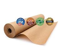Brown Butcher Paper Roll (17.75 inches x 150 feet), Unbleached, Unwaxed & Uncoated for Smoking & Resting Meat by Paper Pros