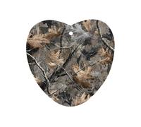 Brown Camouflage Hunting Wilderness Car Air Freshener Hanging Card 1Pack Love form