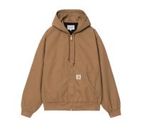 Brown Canvas Active Jacket, male, Carhartt Wip, Zip-throughs, Brown, S, Sweatshirts & Hoodies S