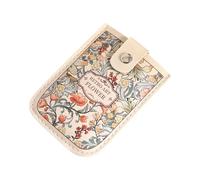 Brown Card Holder Wallet, Slim Pull Out Case, Blocking Multi Slot Organizer with Compact Lightweight Design, Leather Cards Holder with Stylish Pattern Finish, Women Mini Wallet for Daily Use