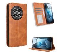 (Brown) Case for Oneplus 13 5g Pu Leather Wallet Magnetic Closure
