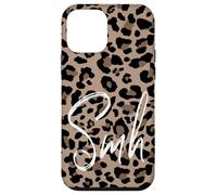Brown Cheetah Leopard Print Shake My Head Cute Design SMH Case for iPhone 12 mini