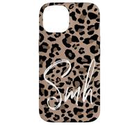 Brown Cheetah Leopard Print Shake My Head Cute Design SMH Case for iPhone 14