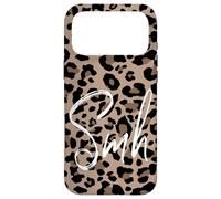 Brown Cheetah Leopard Print Shake My Head Cute Design SMH Case for iPhone 17 Pro Max