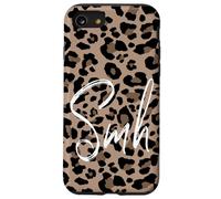 Brown Cheetah Leopard Print Shake My Head Cute Design SMH Case for iPhone SE (2020) / 7/8
