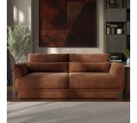 Brown Chenille 3 Seater Sofa - Ramses