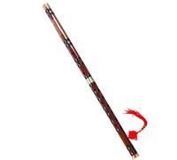 Brown Chinese Bamboo Flute Traditional Musical Instrument With Different Scales Professional Performance To Bamboo Flute (Color : D)