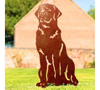 Brown Chocolate Yellow Labrador Garden Ornament Statue Home Decoration Sculpture Related Ideas Dog Lover Owner Present Items Her Him Woman Metal