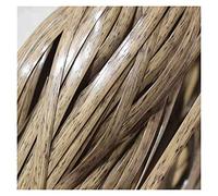 Brown Coffee Gradient Flat Synthetic Rattan Repair Material 8mm*70m 500g Flaches Pe-Rattan Kaffee Farbverlauf Flache Kunststoff Rattan Plastic Rattan Wicker Repair Kit Patio Furniture Repair