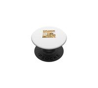Brown Color Go Ahead, Judge Me Brown Graphic PopSockets Adhesive PopGrip