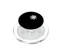 Brown Color Loaded Heart Brown Graphic PopSockets PopGrip for MagSafe