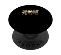 Brown Color Memories Over Dreams Brown Graphic PopSockets Adhesive PopGrip