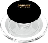 Brown Color Memories Over Dreams Brown Graphic PopSockets PopGrip for MagSafe