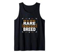 Brown Color Rare Breed Brown Graphic Tank Top
