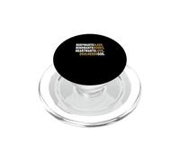 Brown Color Soul Needs God Brown Graphic PopSockets PopGrip for MagSafe