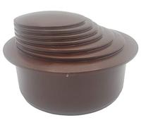 Brown Colour Gutter Down Pipe Downpipe Downspout Reducer 110mm to Any Size Reduction Guttering Fittings