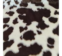 Brown Cow - Jacquard Faux Fur Fabric - R2 Quality - YF260 (Fat Quarter 50cm x 75cm)