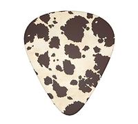 Brown Cow Spots Guitar Plectrums 12 Pieces Set =>> Comfortable In The Hand With Smooth Edges Three Thicknesses To Match