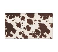 Brown Cow Spots,Mouse Pad Large Desk Pad Computer Keyboard Mouse Mat with Non Slip Rubber Base 40 x 70 cm