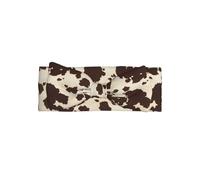 brown Cow Spots Print Baby Bow Headband â€“ Gift for Newborns, Perfect for Infant, Girls â€“ Sweet Princess Hair Accessories