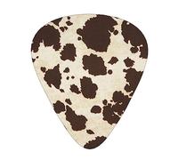 Brown Cow Spots Print Guitar Pick Special Instrument Pick Unisex Guitar Pick