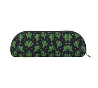 Brown Cow Spots Print Receive Bag Makeup Bag Cosmetic Bags Travel Storage Bag Toiletry Receive Bags Pencil Case Pencil Bag, Cactus Art, One Size