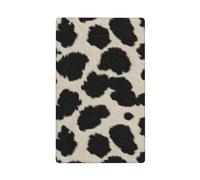 Brown Cow Spots Single Toggle Blank Wall Plate Light Switch Cover Decorative 1 Gang for Kitchen Room Bathroom Size 11.4x7cm