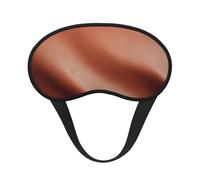 Brown Cowhide Art Print Black Out Eye Mask for Sleeping Airplane, Sleep Mask Polyester for Home and Travel
