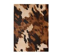 brown cowhide art Printed Wooden Puzzle 500 Piece, Cute Puzzle Game in Plastic Box for Family Entertainment and Brain Training Gifts