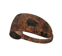 Brown Cowhide Art Printing Double-Sided,Unisex Elastic Sports Headband,Ideal As A Gift for Sports-Loving Friends,Family