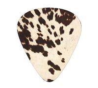 Brown Cowhide Guitar Picks with Organizer Storage Box Guitar Plectrums 12PCS 3 Thickness Thin Medium Heavy 0.46 0.71 0.96mm Guitar Picks For Acoustic Electric or Bass Guitars