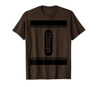 Brown Crayon Halloween Matching Costume Toddlers Kids T-Shirt