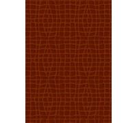 Brown Crocodile Skin Notebook -- Creative Journal: LINED, College Ruled, 7x10, Cream Paper, 184 Pages