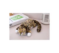 (brown) Cuddly Electronic Cat Interactive Plush Animal Robot Toys Electric Robotic Pet -
