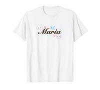 Brown Cursive Writing Personalized Name Maria Value Graphic T-Shirt