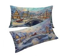 Brown Cushion Covers 50x80cm Beige Pillow Cases 2 Pack, Soft and Breathable linen Sofa Cushions With Invisible Zipper Machine Washable for Bedroom Decor, living Room Decor, Gifts for Women T0T958