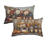 Brown Cushion Covers 70x90 Large Cushions Animal Pillow Cases 2 pack, Sofa Cushions Decorative Pillows with Invisible Zipper Linen Rectangle Pillowcases for Indoor Outdoor Living Room Home Decor P-93