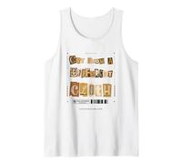 Brown Cut From A Different Cloth WT Brown Graphic Tank Top